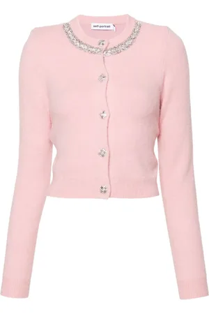 Self-Portrait Crystal-embellished cardigan