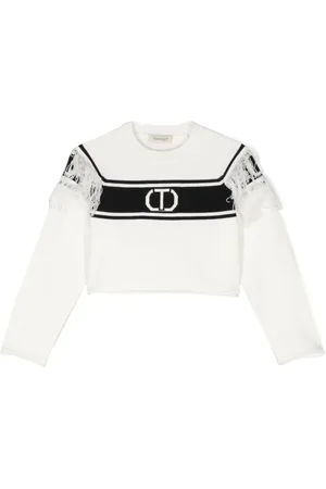 Twin-Set Logo-intarsia sweater