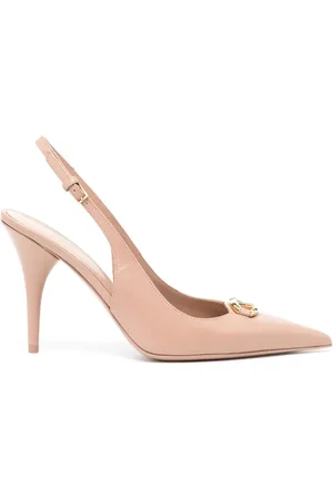 VALENTINO GARAVANI 100mm Vlogo slingback pumps