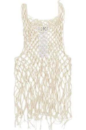 Maison Margiela Crochet tank top