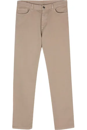 Ermenegildo Zegna Logo-patch trousers