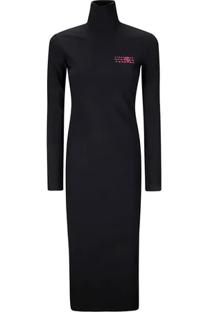 Maison Margiela Logo-print midi dress