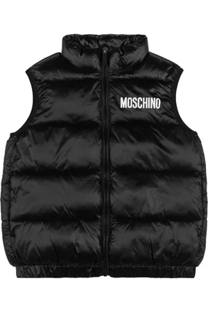 Moschino Logo-print puffer vest