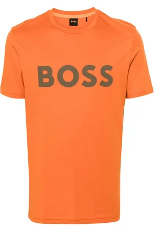 HUGO BOSS Rubber logo cotton T-shirt