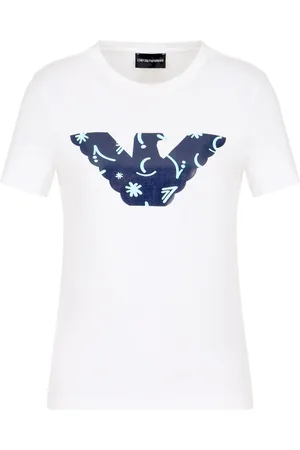 Emporio Armani Logo-appliqué cotton T-shirt