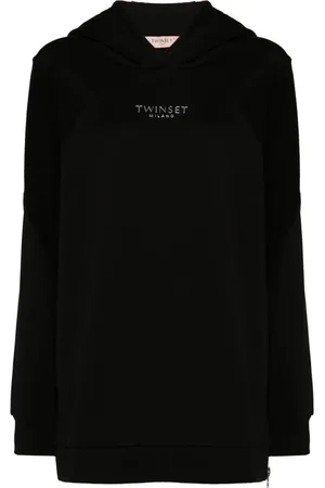 Twin-Set Logo-lettering hoodie