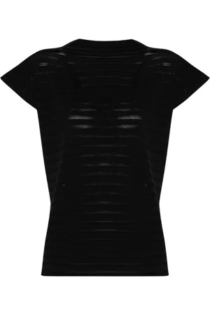 PLEATS PLEASE ISSEY MIYAKE Mesh knitted top