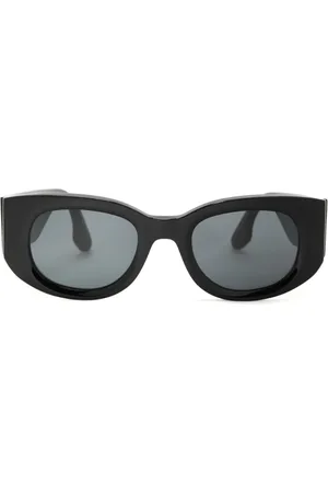 Victoria Beckham Tinted-lenses oval-frame sunglasses
