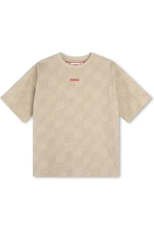 HUGO BOSS Monogram-print cotton T-shirt