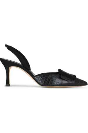 Manolo Blahnik Mayslibi 70mm leather pumps