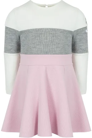 Lapin House Knitted-upper colour-block dress