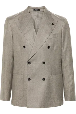 BRERAS Brooch-detail blazer