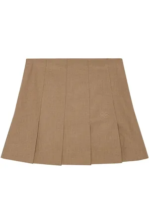 Ganni Drapey m??lange mini skirt