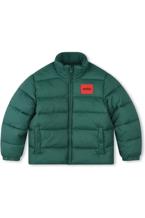 HUGO BOSS Logo-appliqu??d quilted jacket