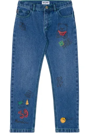 Moschino Teddy Bear-print jeans