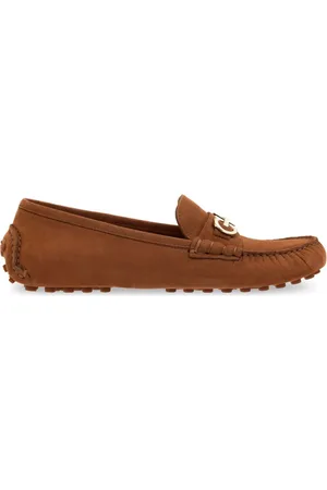 Salvatore Ferragamo Gancini-plaque leather loafers