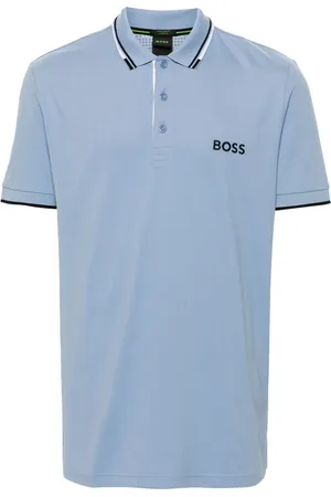 HUGO BOSS Logo-embroidered polo shirt