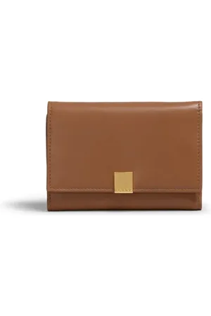 Marni Prisma metal plaque trifold wallet