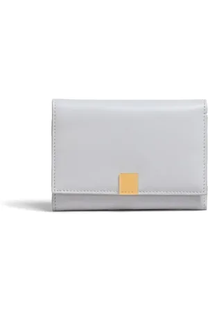 Marni Prisma metal plaque trifold wallet