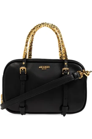 Moschino Logo-plaque leather mini bag