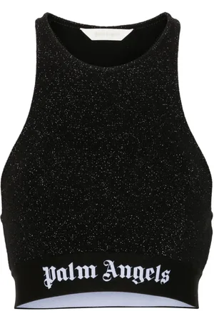 Palm Angels Lurex crop top