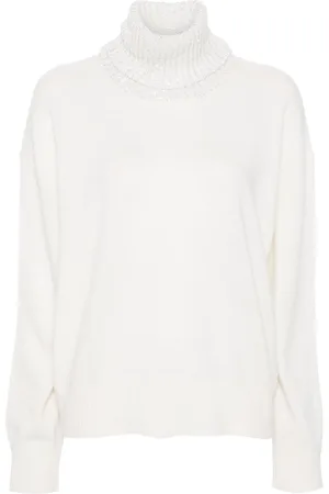 Fabiana Filippi Sequinned-turtleneck sweater
