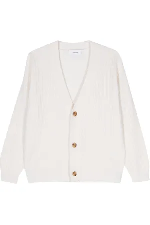 LARDINI Ribbed-knit cardigan