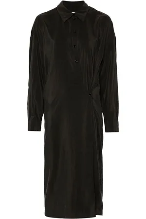 LEMAIRE Twisted straight-collar dress