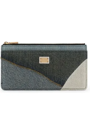 Dolce & Gabbana Logo-plaque patchwork wallet