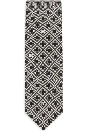 Dolce & Gabbana Geometric-print silk tie