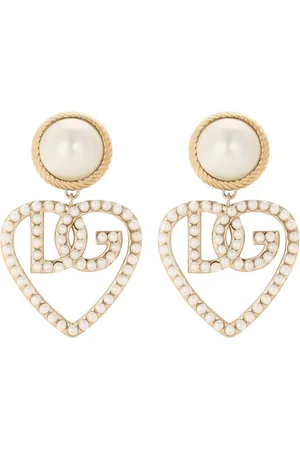 Dolce & Gabbana Heart-pendant earrings