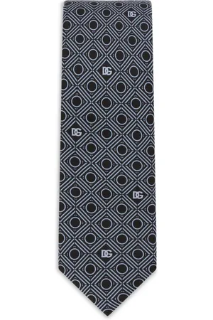 Dolce & Gabbana Geometric-print silk tie