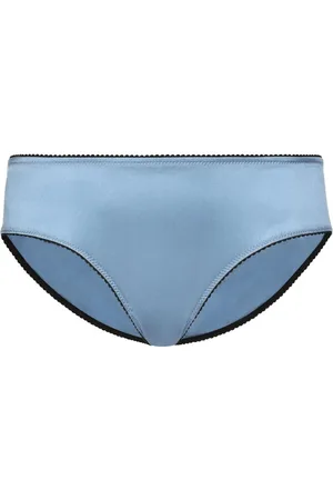 Dolce & Gabbana Scallop-edge satin briefs