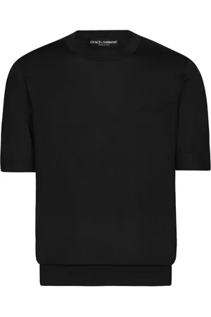 Dolce & Gabbana Logo-embroidered silk sweater