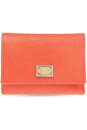 Dolce & Gabbana Logo-plaque leather wallet