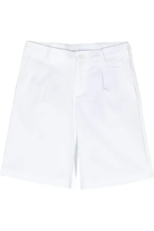 Dolce & Gabbana Logo-plaque twill smart shorts