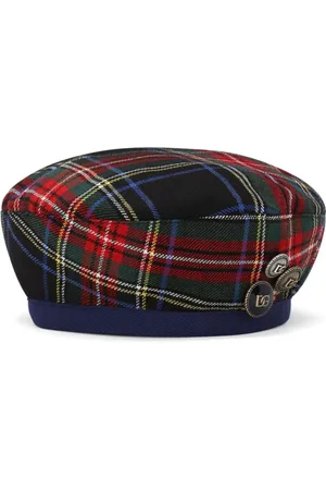 Dolce & Gabbana Tartan-pattern beret