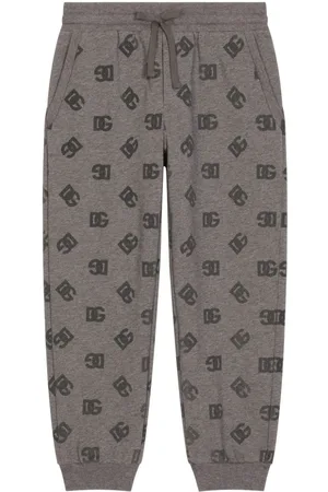 Dolce & Gabbana Monogram-logo jersey track pants
