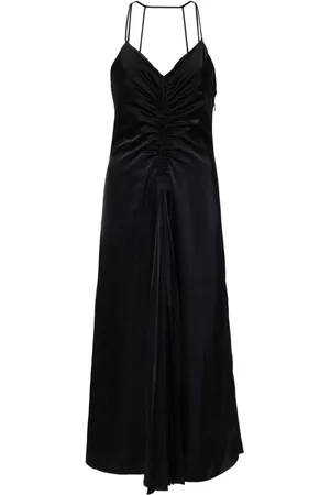 Sandro Pleat-detail midi dress
