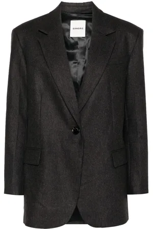 Sandro Pinstriped single-breasted blazer