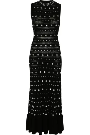 Sandro Studded knit maxi dress