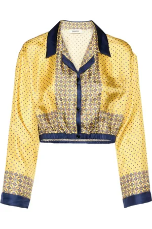Sandro Polka dot silk blouse