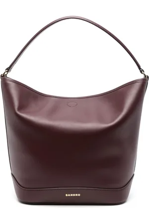Sandro Logo-print bucket bag