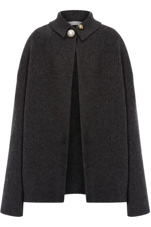 Serafini Piercing-detail ribbed cardigan