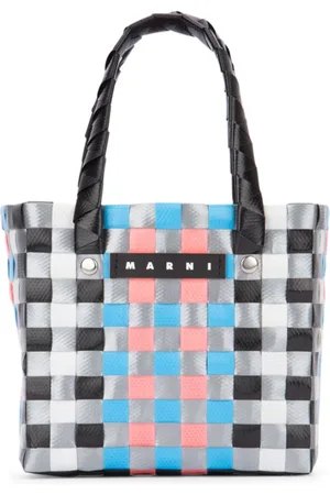 Marni Woven basket micro bag