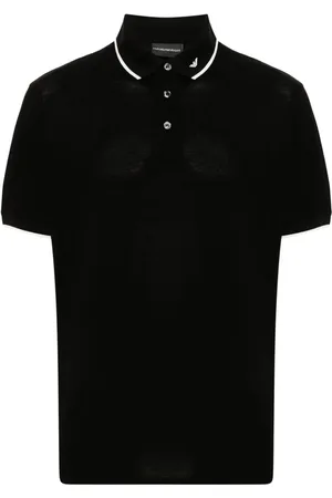 Emporio Armani Logo-embroidered polo shirt