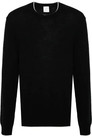 ELEVENTY Contrast-trim sweater