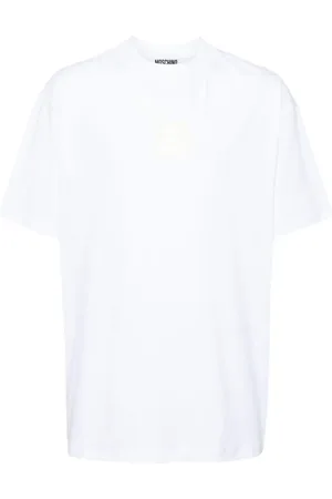 Moschino Logo-patched cotton T-shirt