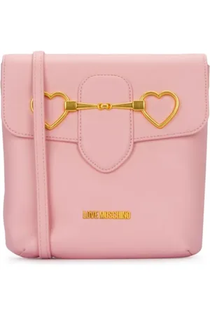 Moschino Heart-plaque shoulder bag
