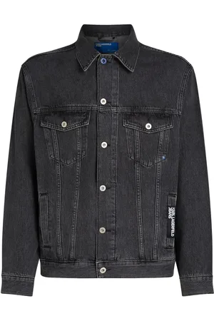 Karl Lagerfeld Tokyo-print denim jacket